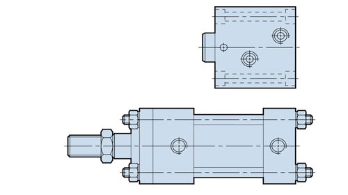 Hydraulic Thin-type Cylinder